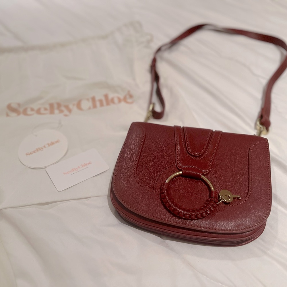 NWT See By Chloé Hana shoulder bag in brownish red